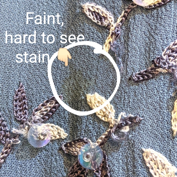 Elegant Cornflower or Dark Ice Blue Sleeveless Lined Formal Top. Sz 3. HP! - Picture 10 of 14